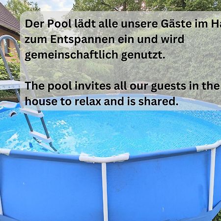 W5 - Urlaubsmagie - Wohnung Mit Grill, Terrasse & Pool Lichtenhain  Bagian luar foto