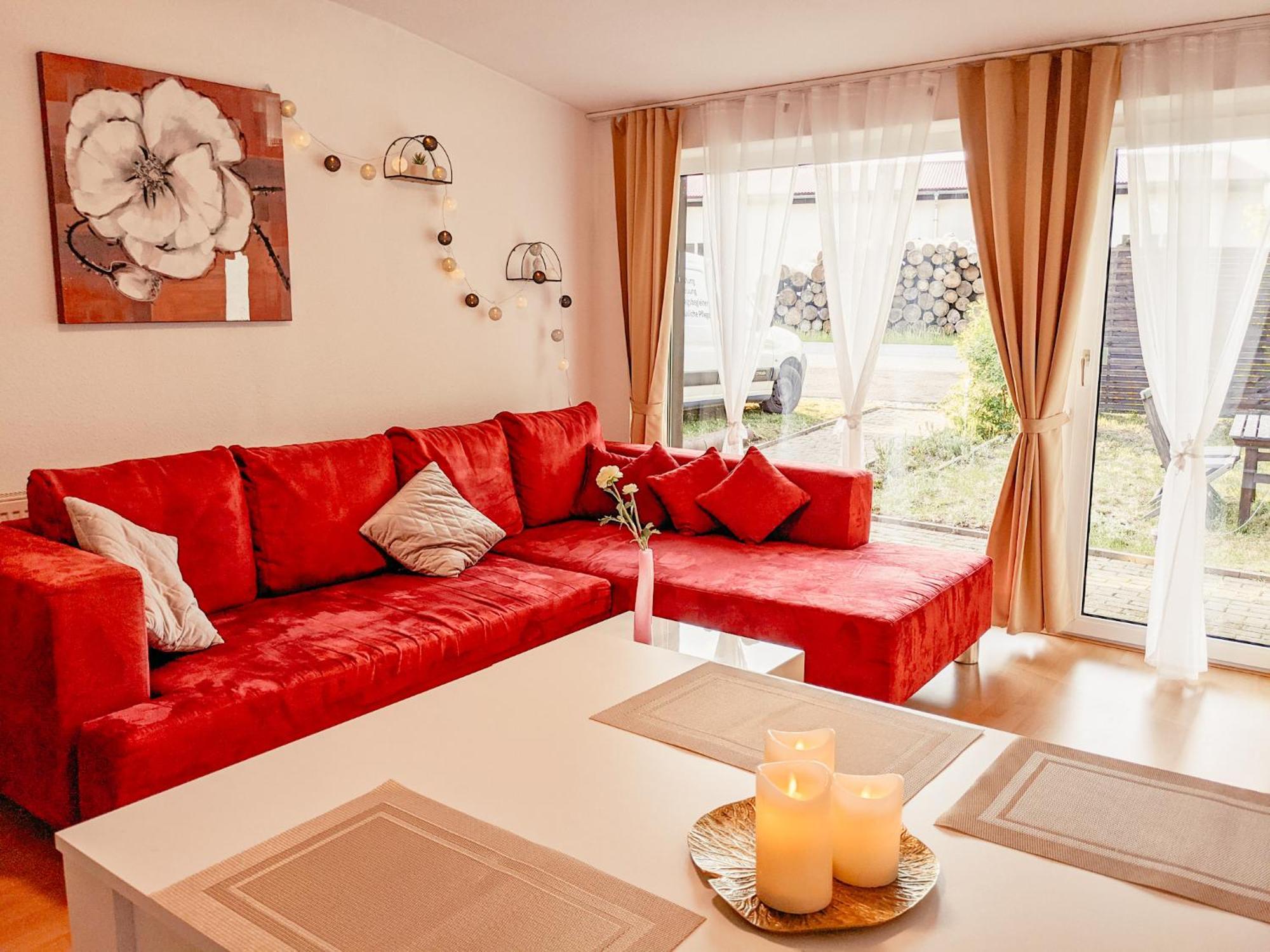 W5 - Urlaubsmagie - Wohnung Mit Grill, Terrasse & Pool Lichtenhain  Bagian luar foto