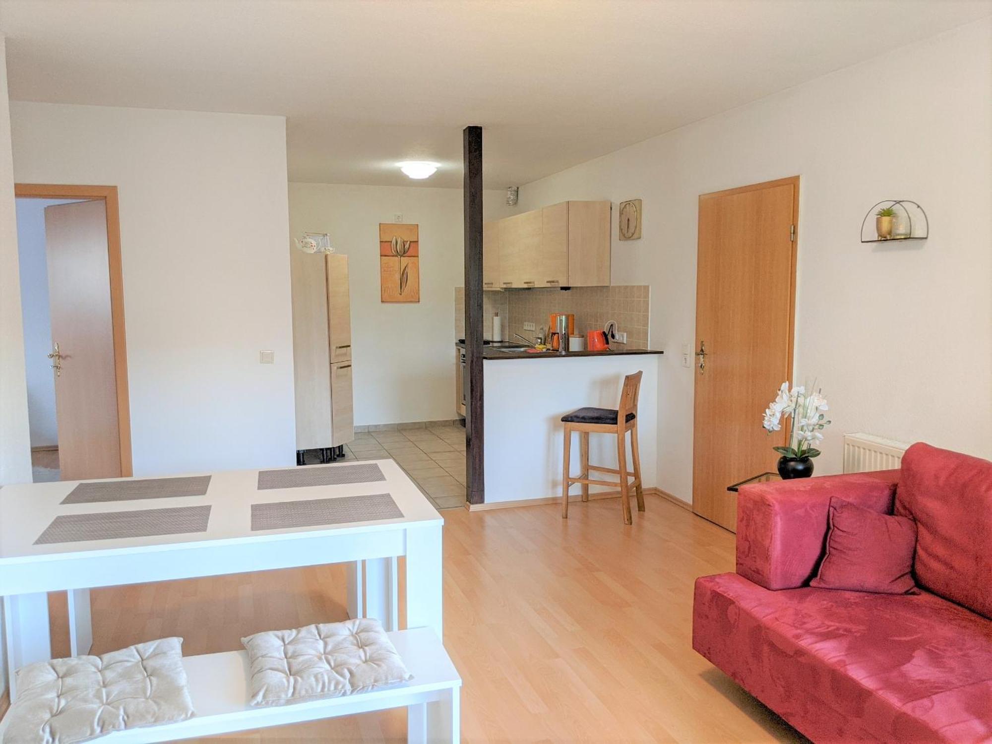 W5 - Urlaubsmagie - Wohnung Mit Grill, Terrasse & Pool Lichtenhain  Bagian luar foto